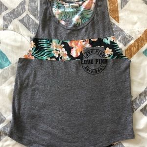 PINK Tropical Tank Top